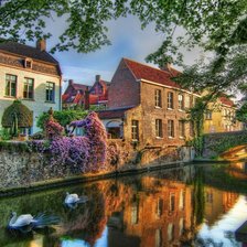 Схема вышивки «город»