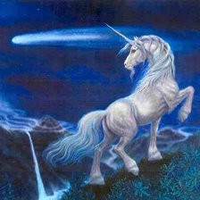 Схема вышивки «единорог»