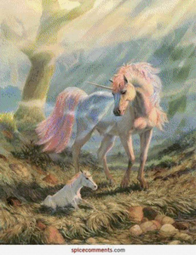 единорожек - единороги, животные - предпросмотр