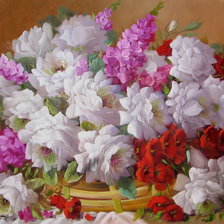 Схема вышивки «розы»