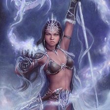 Схема вышивки «воин»