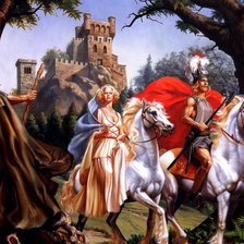 Схема вышивки «царственная прогулка»