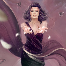 Схема вышивки «призыв»