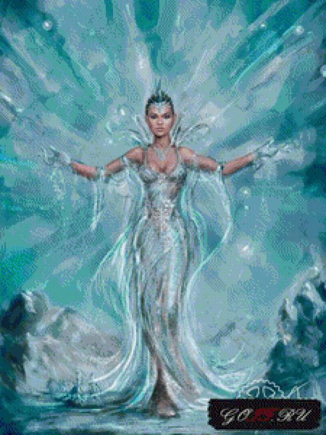 стихия - волшебство, девушка - предпросмотр