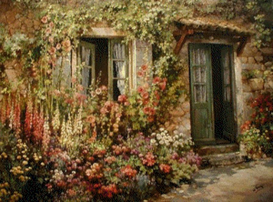 дворик у дома - город, дворики - предпросмотр