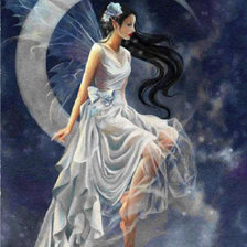 Схема вышивки «фея ночи»