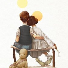 Схема вышивки «Хан и Лея»