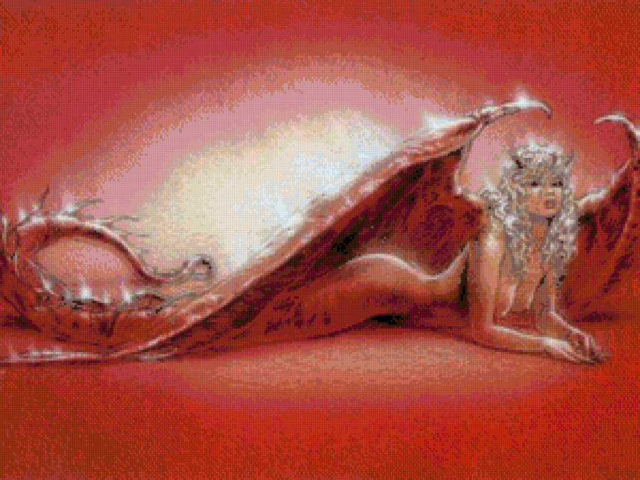 дъяволица - девушка, волшебство - предпросмотр