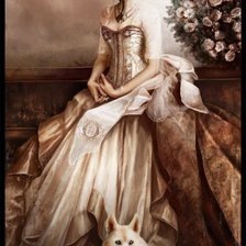 Девушка с собакой