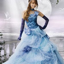 девушка луна