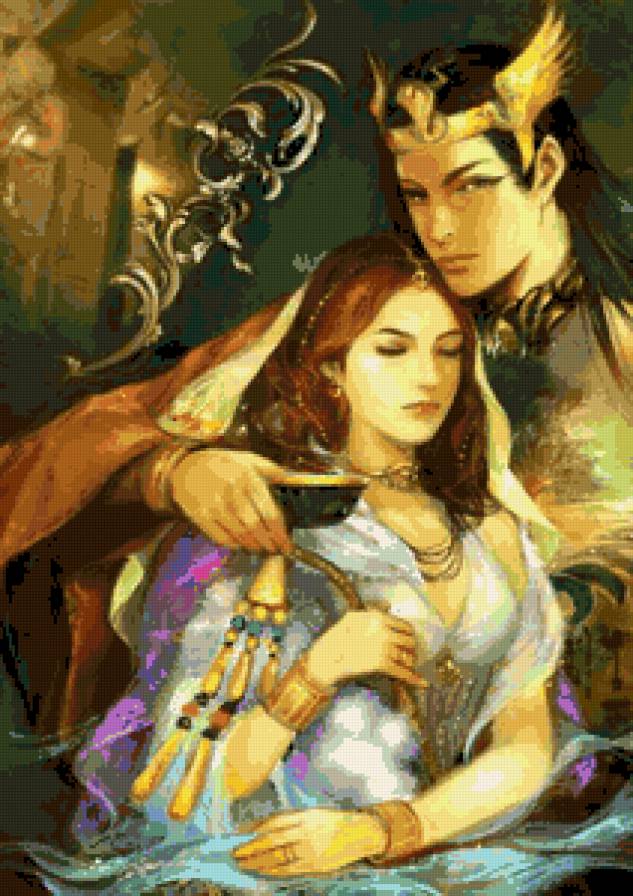 волшебная пара - волшебство, пара, девушка, парень - предпросмотр