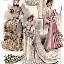 Схема вышивки «ДАМЫ»