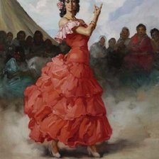 Схема вышивки «танец»