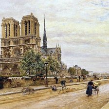 Схема вышивки «Нотр дам де пари»