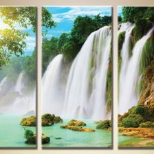 Схема вышивки «водопад»