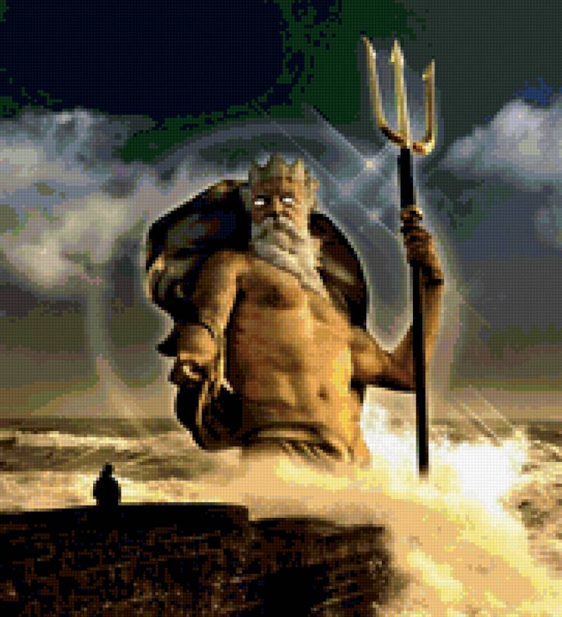 посейдон - египет, фэнтези, божества - предпросмотр