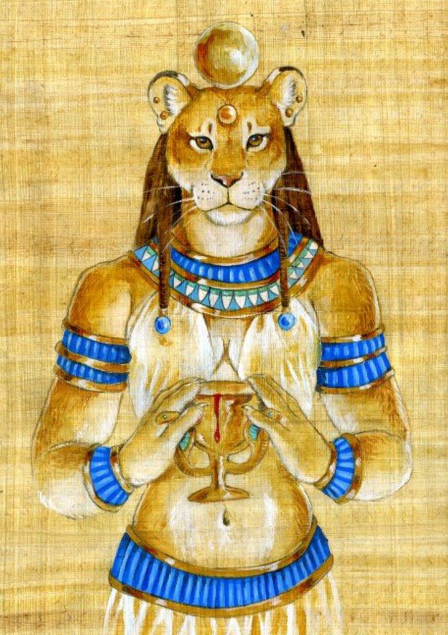 №604645 - египет, фэнтези, божества - оригинал