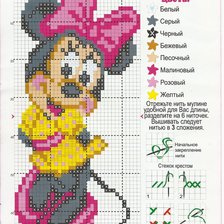 Схема вышивки «Мышонок»