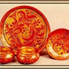 Схема вышивки «посуда»