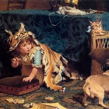 Схема вышивки «игра»