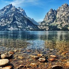 Схема вышивки «Горное озеро»