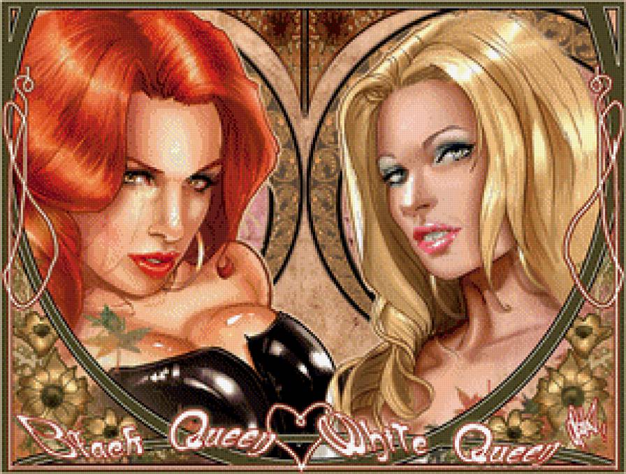 Добро и зло - фэнтези, красавица, девушка - предпросмотр