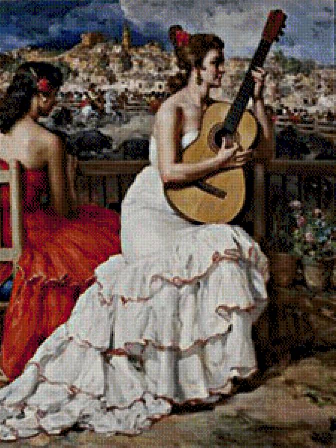 испанская гитара - женщины - предпросмотр