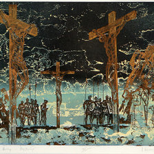 Схема вышивки «голгофа»