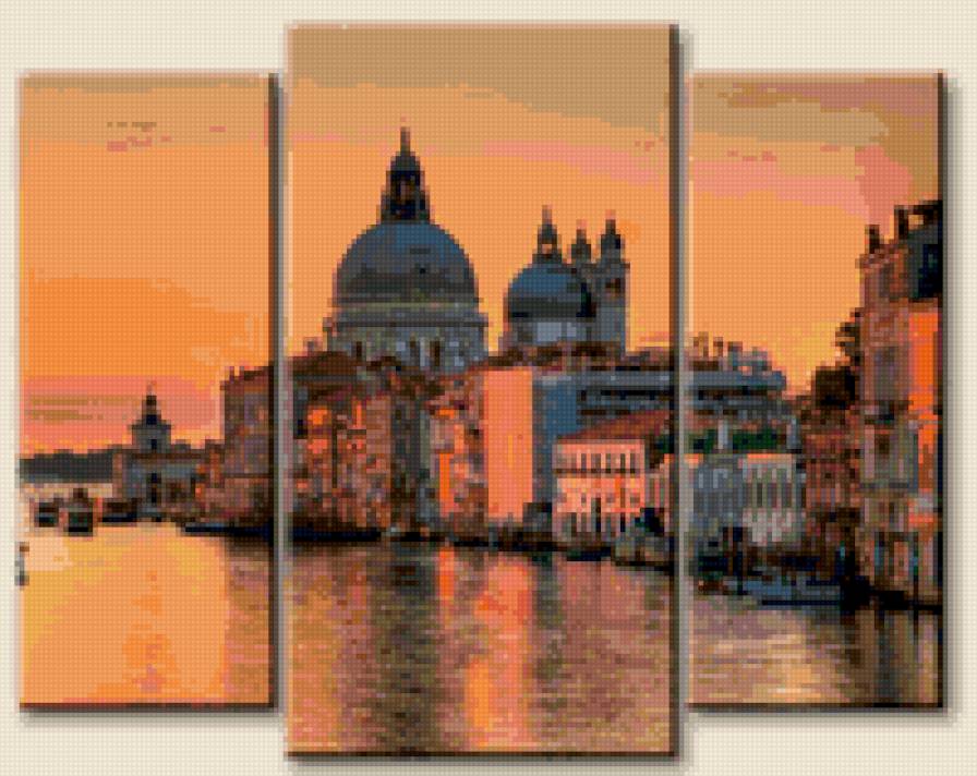 город на воде - путишествие, города, триптих, водный мир - предпросмотр