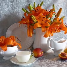 Схема вышивки «кувшин с цветами»