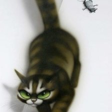 Схема вышивки «Недовольный»