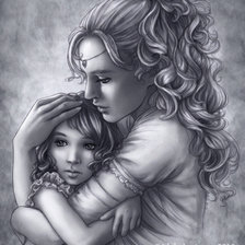 Схема вышивки «Сестры»