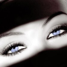 Схема вышивки «Глаза»