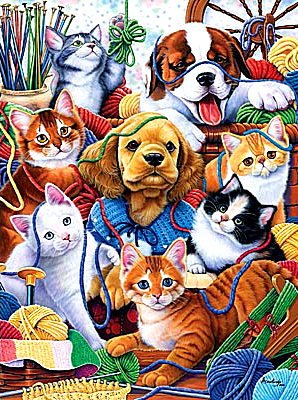 Зверьё моё - животные, кошки, собаки - оригинал