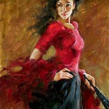 Схема вышивки «кармен»