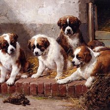 Схема вышивки «ой, кто это?»