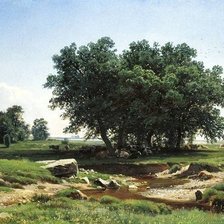 Схема вышивки «Русский лес»