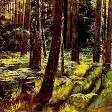 Схема вышивки «Папоротник»