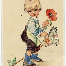 Схема вышивки «Из цикла дети»