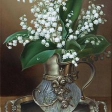 Схема вышивки «ландыши60»