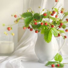 Схема вышивки «земляника»