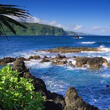 Схема вышивки «море»