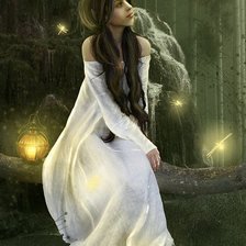 Схема вышивки «фея озера»