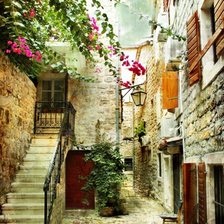 Схема вышивки «Улочка»