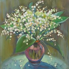 Схема вышивки «Ландыши.»