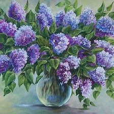 Схема вышивки «сиреневое настроение»