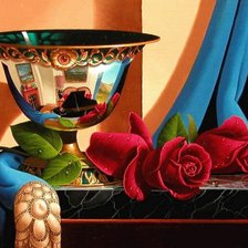 Схема вышивки «Отражение»