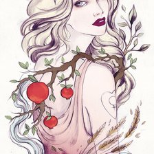 Схема вышивки «Красота женщины»