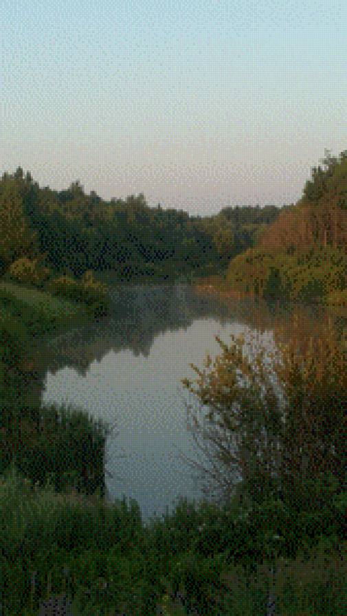 Лесное озеро - предпросмотр
