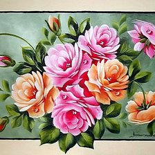 Схема вышивки «Розы»